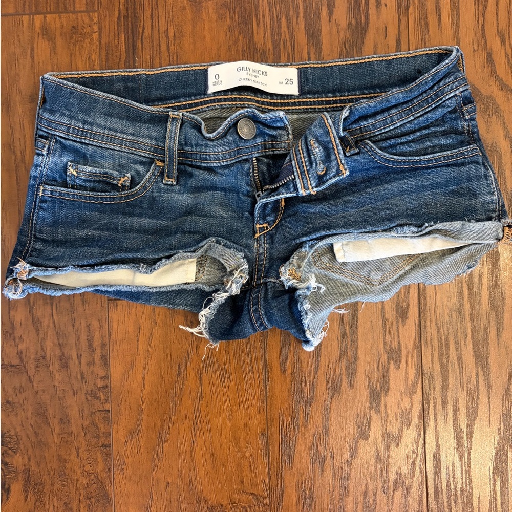 Gilly Hicks Blue Denim Cheeky Shorts